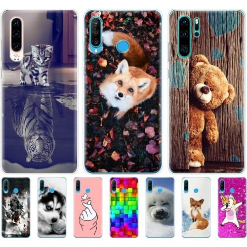 Silicon Case For Huawei P30 Pro Case Huawei P30Pro Soft TPU Back Phone Cover On Huawei P30 Pro VOG-L29 ELE-L29 P 30 Lite Coque