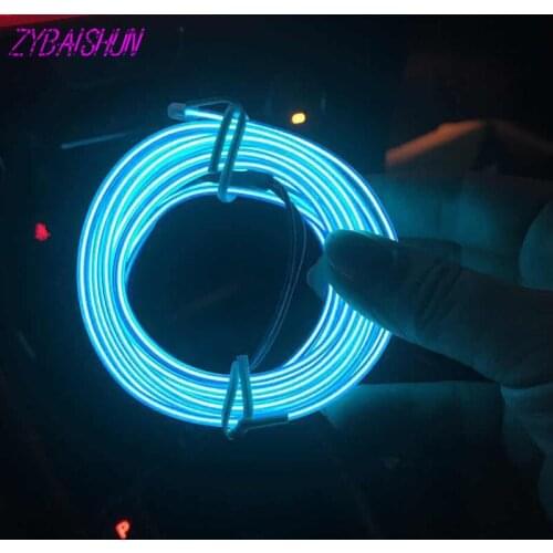 Styling car 3 m 6 colors lining EL cold light neon car decoration for BMW all series 1 2 3 4 5 6 7 X E F-series E46 E90 X1 X3 X4