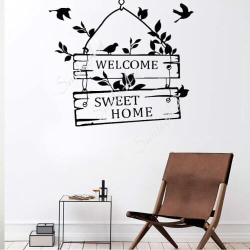 Fun Welcome Home Decoration Accessories For Kids Rooms Decoration Vinyl Decals
