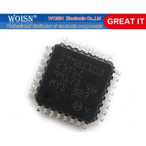 1pcs/lot STM8S103K3T6 STM8S103 QFP-32 In Stock