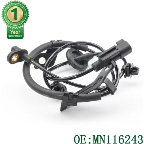 1pcs oem Rear Left MN116243 4670A579 Fits 07-12 for Mitsubishi Lancer Outlander Rear Left ABS WHEEL SPEED SENSOR