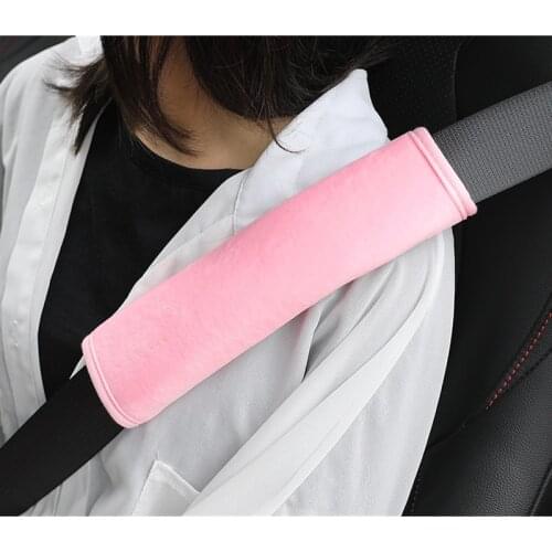 2PCS Car Seat Belt Cover Soft Plush Seat Belt Shoulder Pad Universal for a More Comfortable Driving Auto Accessories