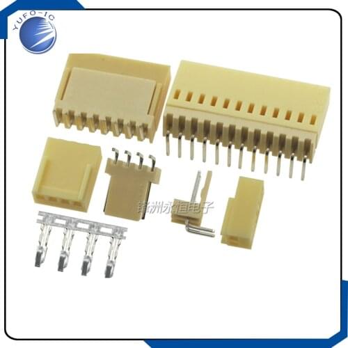 50 Set/LOT KF2510 2 3 4 5 6 7 8 9 10 11 12 Right Angle PIN connector 2.54MM KF2510-2P-3P-4P-5P-6P-7P-8P-9P-10P-11P-12P Terminal