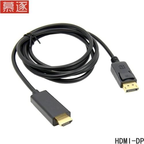 6ft 1,8 M Displayport Stecker DP ZUM HDMI-kompatibel Männlichen Kabel Adapter Konverter für PC Laptop HD Projektor