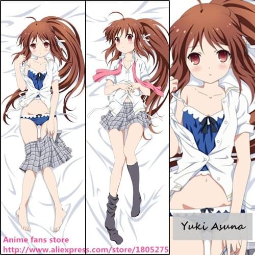 Anime Little Busters Natsume Rin Cute Japanese Pillowcase Pillow Case Cover decorative Hugging Body Bedding