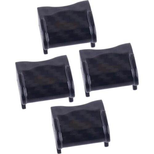 Beler 4pcs/Set Car Dashboard Switch Button Cover Trim Fit for Ford Mustang 2015 2016 2017 2018 2019 Carbon Fiber Style