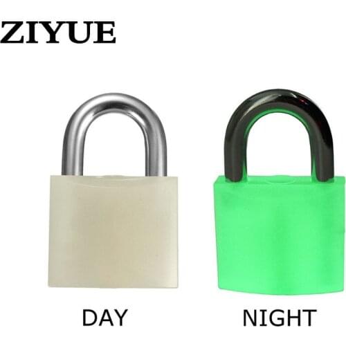Free Shipping LED Night Vision Luminous Power Meter Box Padlock Lock Fluorescent Industrial LOCK