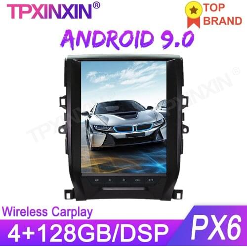 Wireless Carplay 4+128G For Toyota Reiz 2010-2013 Tesla Style Car GPS Navigation Stereo Head unit Multimedia Player Auto Radio