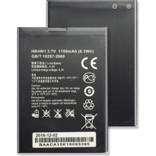 For Huawei Ascend G510 G520 G525 Y210 C8813 C8813Q C8813D T8951 U8951 W2 1700mAh Mobile Phone Replacement Battery HB4W1