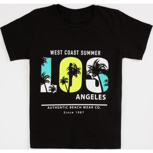DeFacto Erkek Çocuk Los Angeles Baskılı Kısa Kol Tişört-S7595A620HS