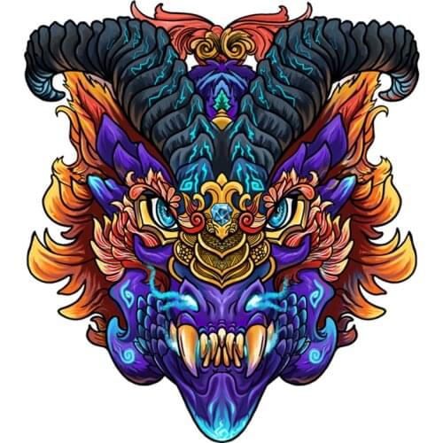 Wooden Jigsaw Puzzle Magic Dragon Puzzle Interactive Toys Wooden Puzzles For Adults Kids Educational Games Wood DIY Crafts Gifts