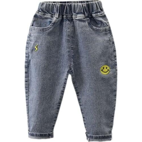 Top Quality Spring Kids Jeans Children Pants Boys Jean Girls Denim Trousers Child Clothing Boys Clothes 2-7T