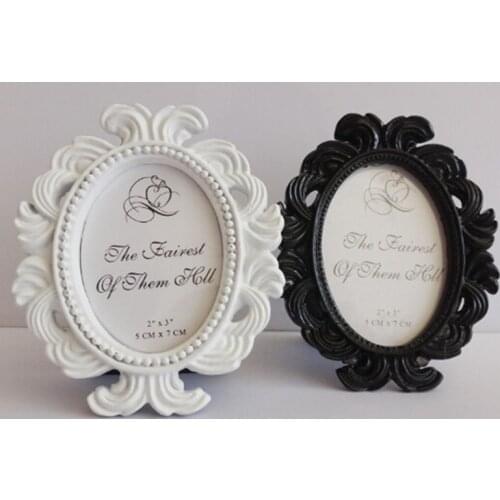 Vintage Style Photo Frame Wedding Desktop Picture Frames Living Room Home Decor Resin Photo Frame Popular Gift