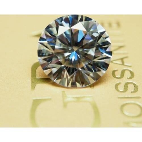 Perfect Round GRA DE Color VVS 8mm Synthetic Moissanite Diamond Gemstone for Making Ring