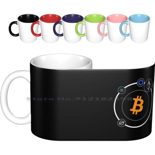 Crypto Cryptocurrency Cryptocurrencies Ceramic Mugs Coffee Cups Milk Tea Mug Bitcoin Crypto Cryptocurrency Ethereum Blockchain