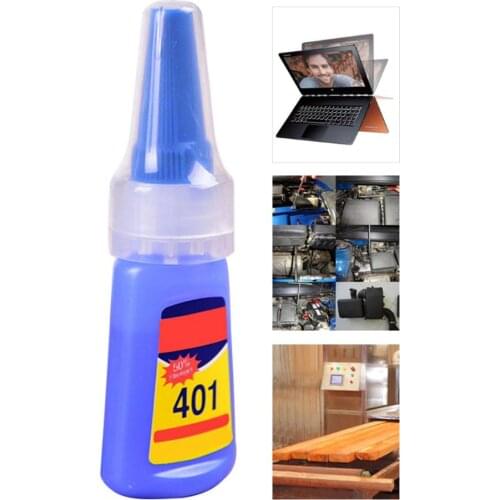 Multi-purpose 401 Super Strong Liquid Glue Wood Products Plastic Toys Mobile Phone Shell Glue School Office Supplies
