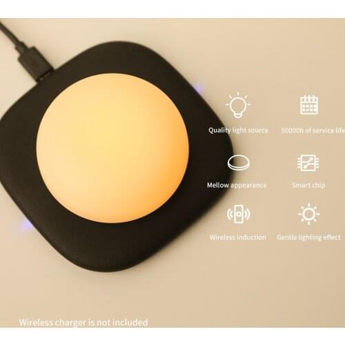 Nillkin Qi Wireless Charger Charging Pad & Mini Bedroom lamp LED For iPhone X/XS/XS Max/8/7/7plus For Samsung S9/S9plus/S8/S7/S6