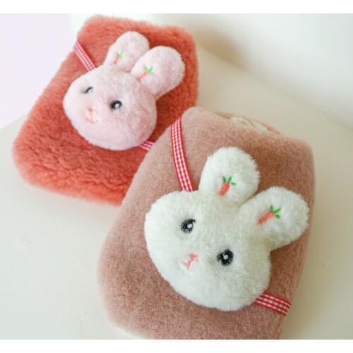 Autumn and winter pet dog new warm thick Plush Backpack rabbit coat pet dog small and medium-sized puppy backpack vest