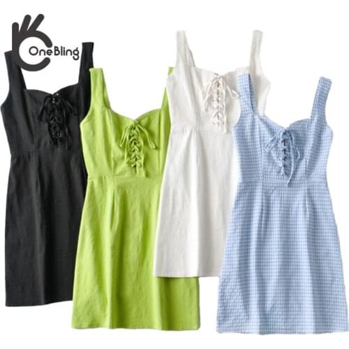 Летние платья мини ONEBLING China At AliExpress