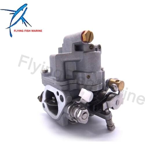 Outboard Motor 6AU-14301-40 6AU-14301-41 Carburetor Assy for YamahaT9.9G F9.9F 9.9HP Boat Engine, Electric Start
