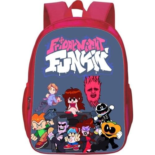 Game Friday Night Funkin Backpack Teen Bookbag Music Rhythm School Bag Girls Rucksack Children Bag Women Travel Mochila