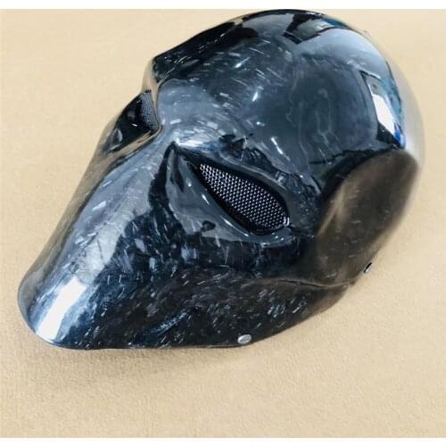 Twill /Forging Carbon fiber Prom Villain death knell Halloween Full Face