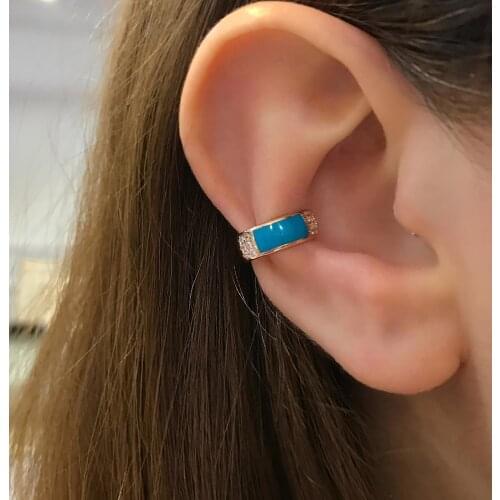 STELA TURQUOISE CARTILAGE EARRINGS