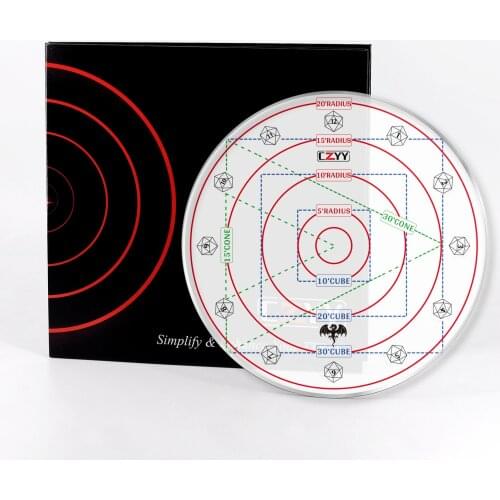 CZYY D&D Area Spell Effect Template - RPG Gaming Accessories Perfect for TTRPGs