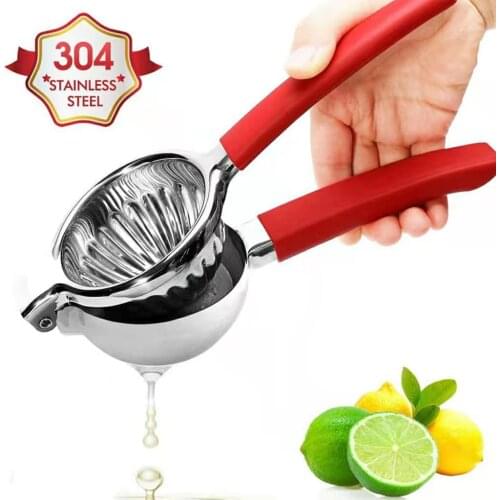 Big Size Lemon Squeezer Orange Juicer Manual Juice Squeezer Stainless Steel Hand Pressure Juicer Kitchen Fruit Tools