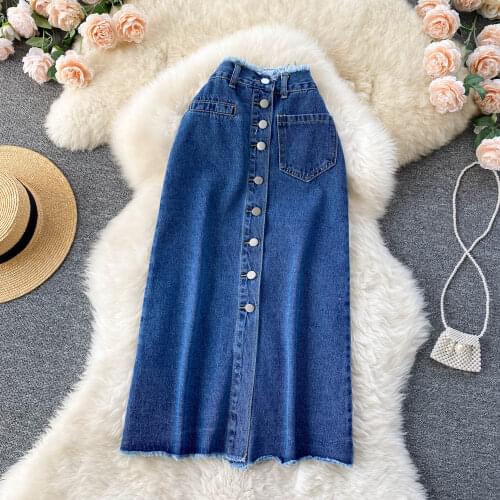 SR.Singreiny Denim Skirts For Women