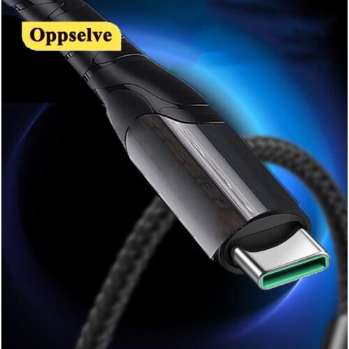 LED USB C Cable Fast Phone Charging Cord For Xiaomi Redmi Note 10 USB Type C For Huawei P40 Pro Type C Charger Cable USB C Cord