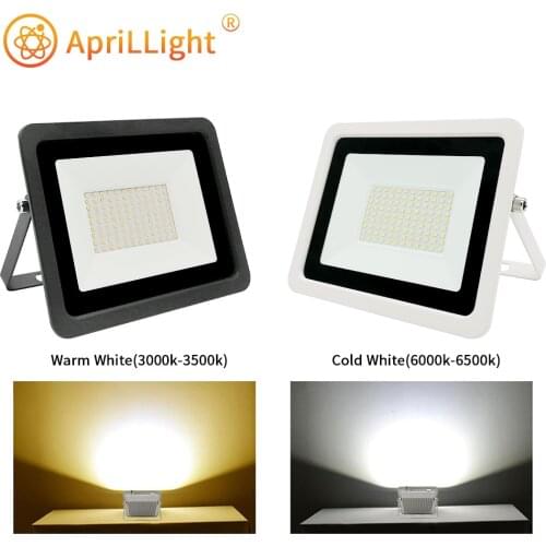 LED Flood Light 220V 10W 20W 30W 50W 100W IP68 Waterproof Outdoor Garden Projector Lighting Reflector Spotlight Wall Floodlights