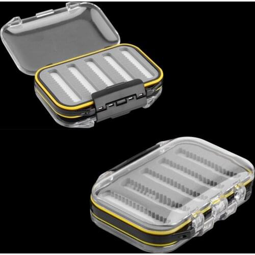 Waterproof Fishing Accessories Box Case Fishing Fly Lures Box Spoon Hooks Baits Case Storage Box