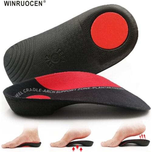 High quality EVA Arch Support Flat Foot Health orthopedic Insoles for feet men and women OX Leg pads insert insoles for feet