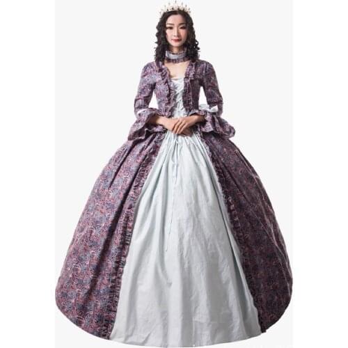 KEMAO Womens Victorian Rococo Dress Inspiration Maiden Costume