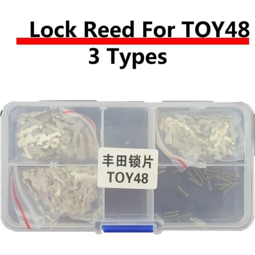 150PCS/LOT TOY48 Car Lock Reed Plate For Toyota Car Lock Repair Kit Accessories with 10pcs+ Spring Locksmith Supplies