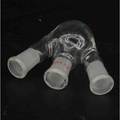 25ml 14/23 Central Branch Joint Borosilicate Glass 3 Necks Flask Round Bottom Laboratory