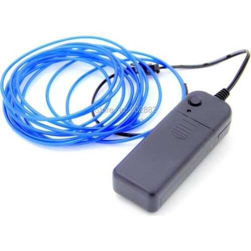 5Meter, 2.3mm el wire+ + 3v AA Battery Inverter+ Mix Order Available