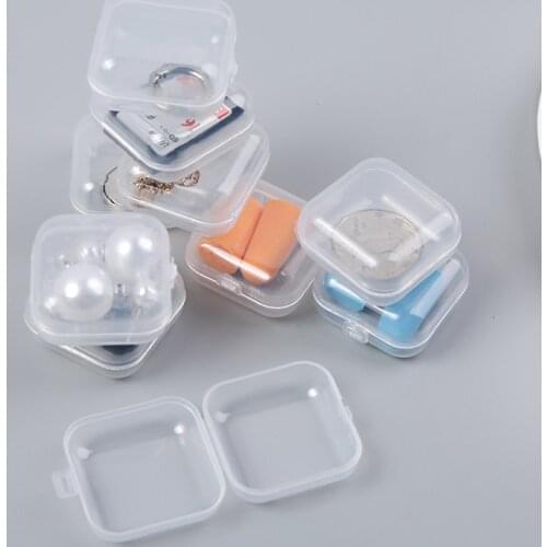 5 Pcs Mini Adjustable Plastic Storage Box Case Jewelry Diamond Painting Embroidery Craft Bead Pill Storage Tool Home Organizers