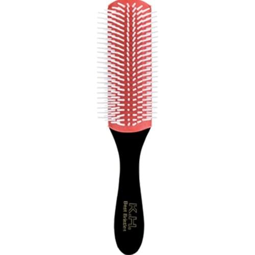 Anti-static Styling Brush 9 Rows Hair Brush For Blow Drying & Styling Detangling Separating Shaping And Defining Curls