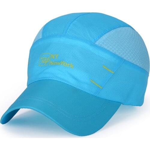 Unisex Breathable Mesh Baseball Cap Hat Trucker Hat Quick Dry Running Hat Lightweight Cooling Water Sports Hat Adjustable