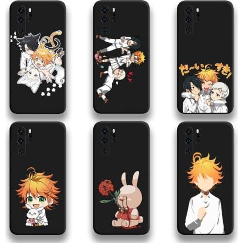 Anime The Promised Neverland Phone Case For Huawei P20 P30 P40 lite E Pro Mate 40 30 20 Pro P Smart 2020