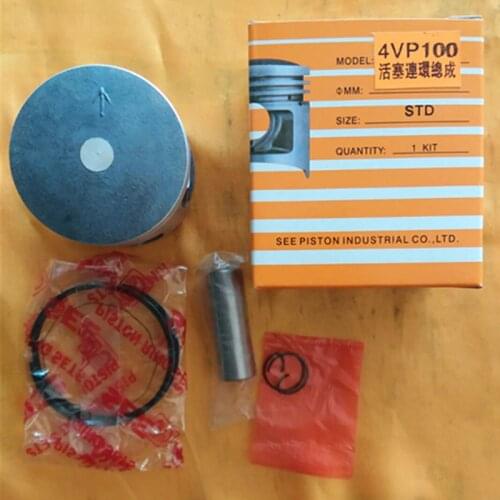 For Yamaha BWS100 4VP AXIS BWS 100 Motorcycle Engine STD ~ +100 Bore Size 52mm ~53mm Pin 14mm Parts Piston Ring Kit