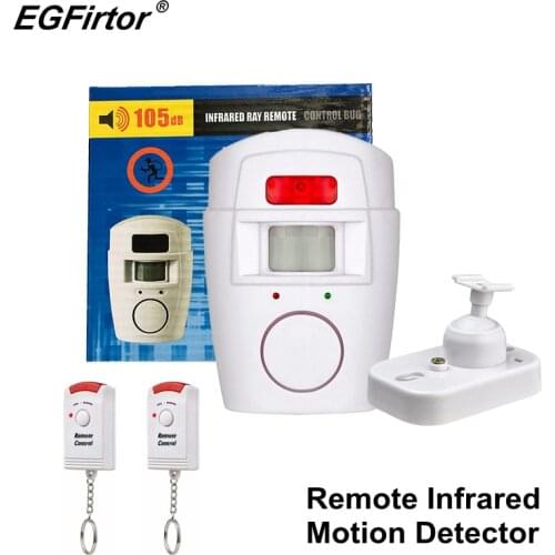 Home Alarm PIR Alert Motion Sensor Detector Wireless Remote Control Alarm House Guard Signaling Anti-theft Monitor Sensor