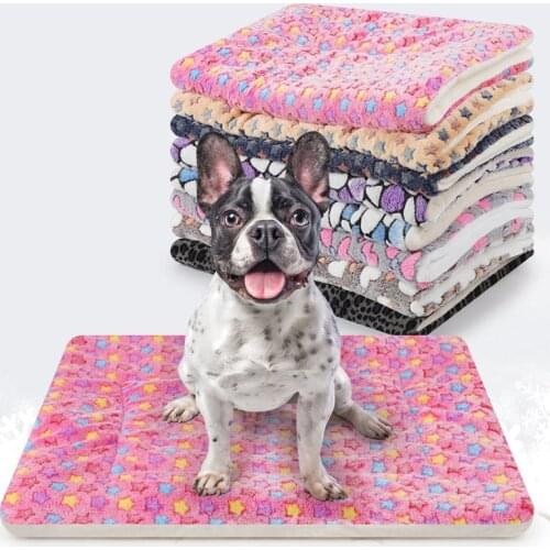 Flannel Dog Mattress Pet Dog Bed Cushions Queen Pet Shop Everything for Dogs Beds and Mats for Dogs Large Breeds Baby Nest Bed