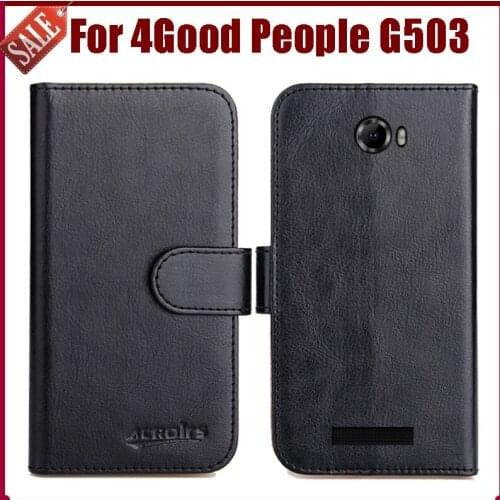 Hot Sale! 4Good People G503 Case New Arrival 6 Colors High Quality Flip Leather Protective Cover For 4Good People G503 Case