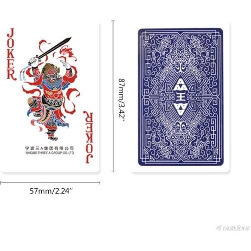 Chinese Style Peking Opera Poker Cards Chinese Traditional Culture Board Game Playing Cards D24 20 Dropshipping