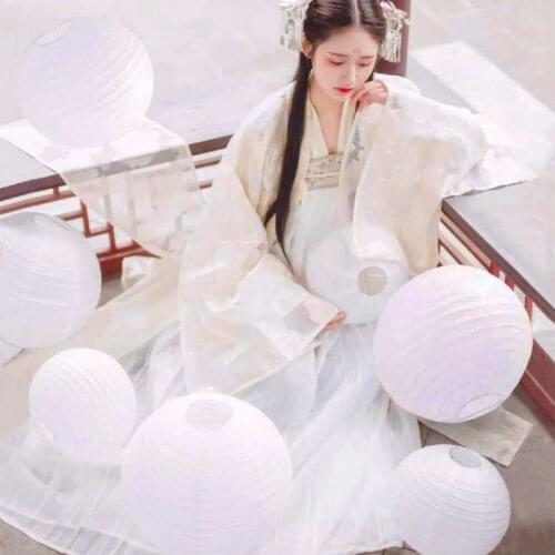 Chinese New Year Decorations Round Paper Lantern Wedding Valentines Day Decoration Hanging Lampion Wishing Paper Lamps Fener