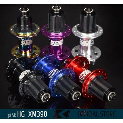 Koozer XM390 TPI SB MTB Bicycle Hub 9x135 QR 10x135mm 15x100 12x142 TA 32H 36Hole 6 Bolts Hyperglide SH HG 8 9 10S 11S 12S Speed