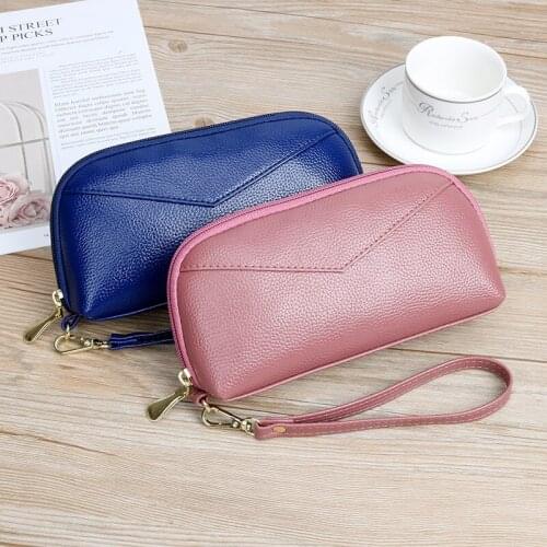 Fashion Wristband Wallets Women Many Departments Clutch Wallet Female Long Large Card Holder Coin Purse Ladies Handbag